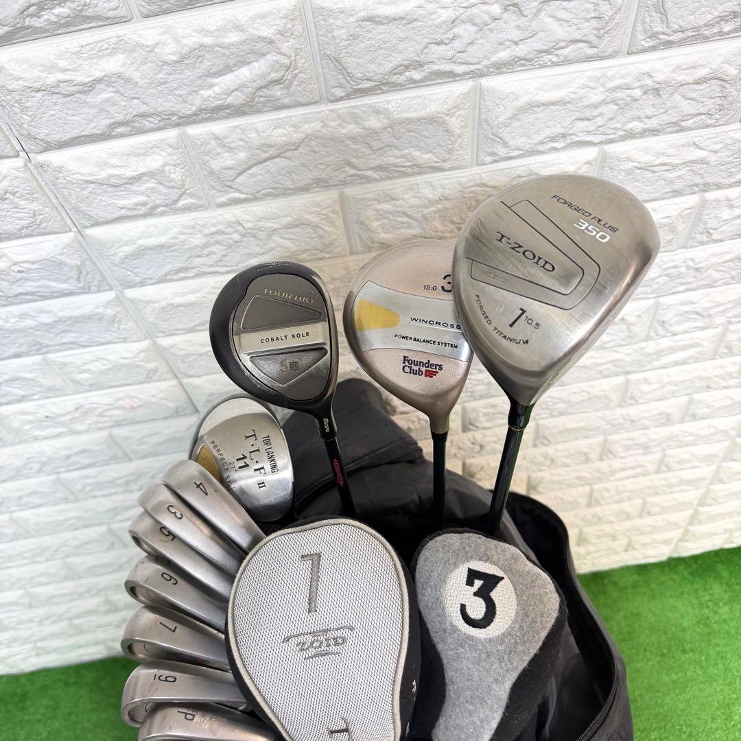 ゴルフセット　初心者応援　ゴルフセット　ラウンド仕様　打感良好　メンズ　右打ち