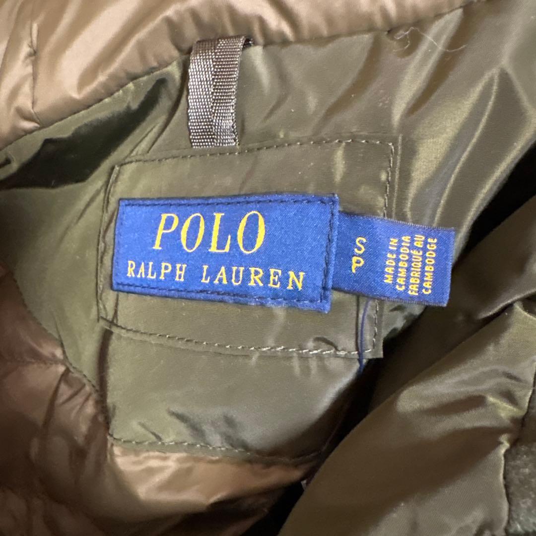 【新品タグ付】ラルフローレン ダウンジャケット オリーブ（日本M相当）