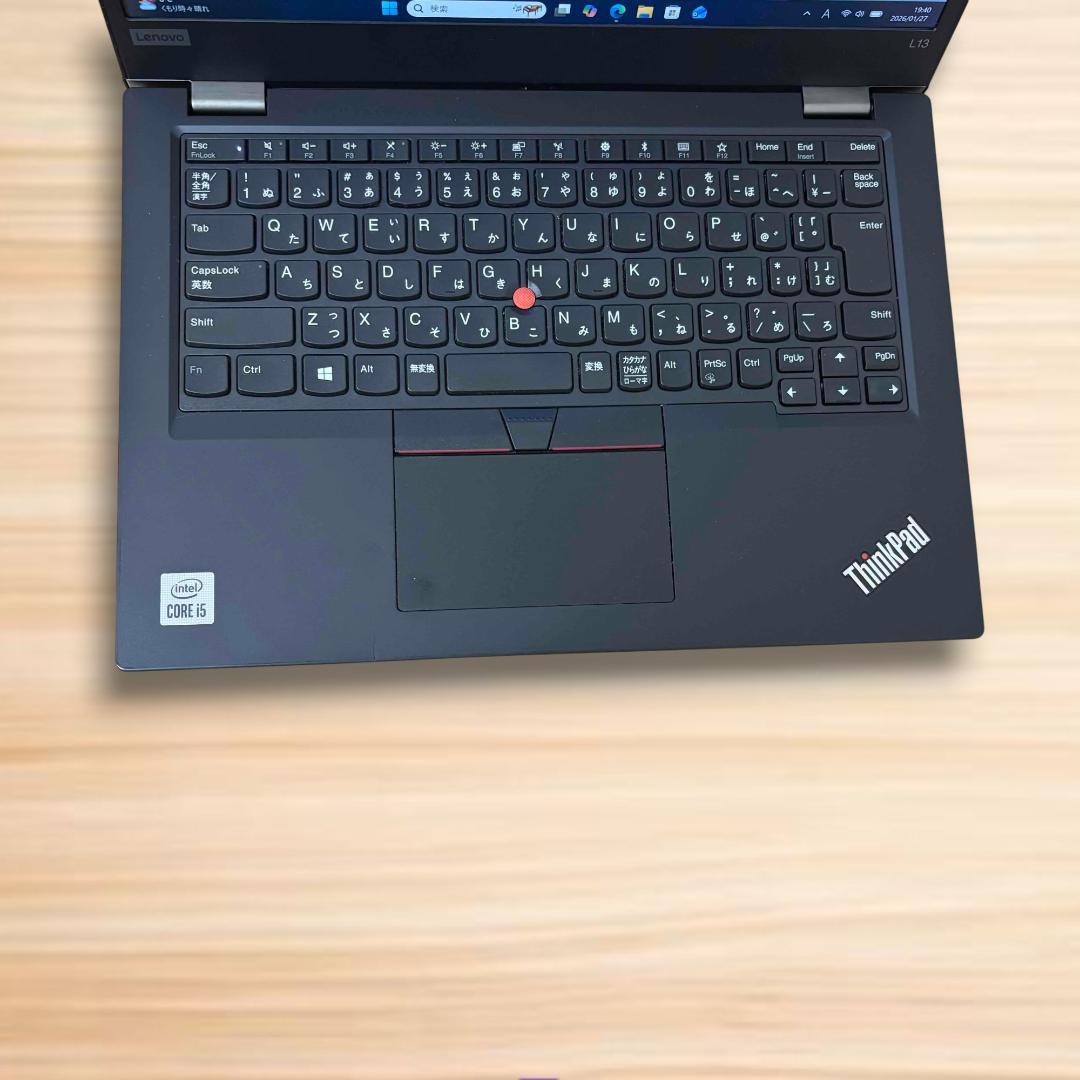 y72美品＊Lenovo ThinkPad L13 第10世代i5 SSD512