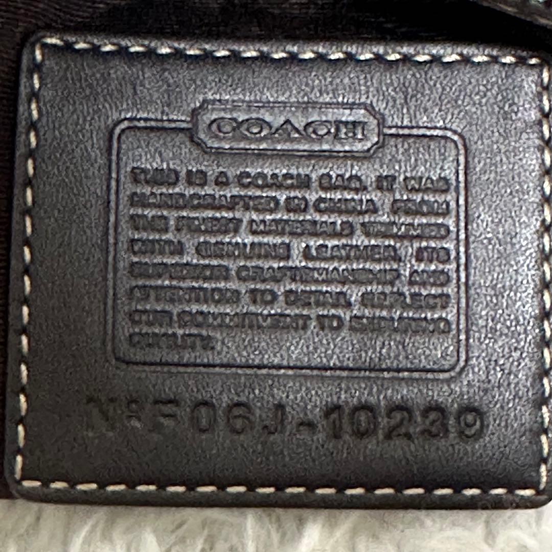 COACH コーチ ワンショルダー ポーチ ブラウン10239