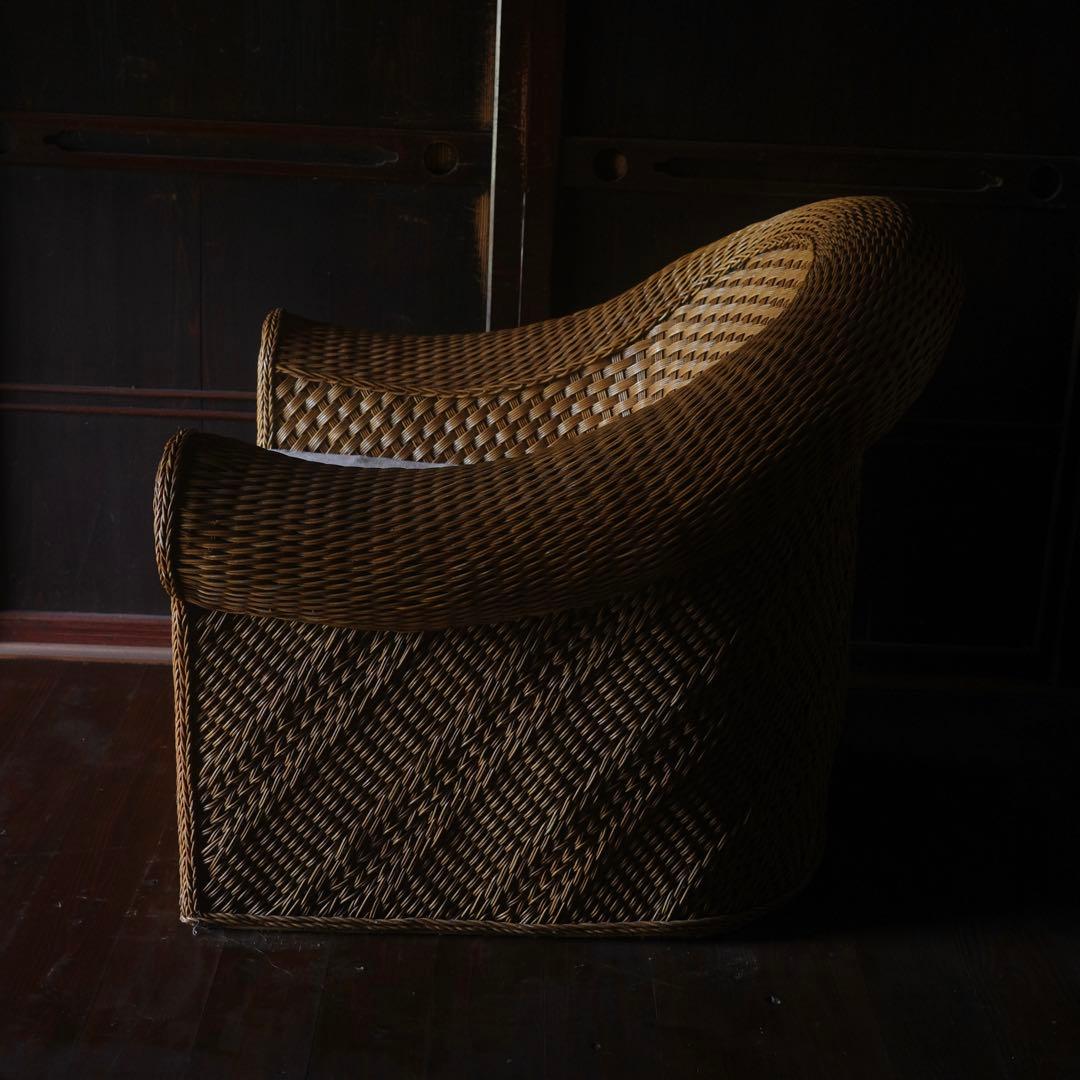 ラタンチェアA (直接引取りのみ・セット割引可) 椅子 古道具