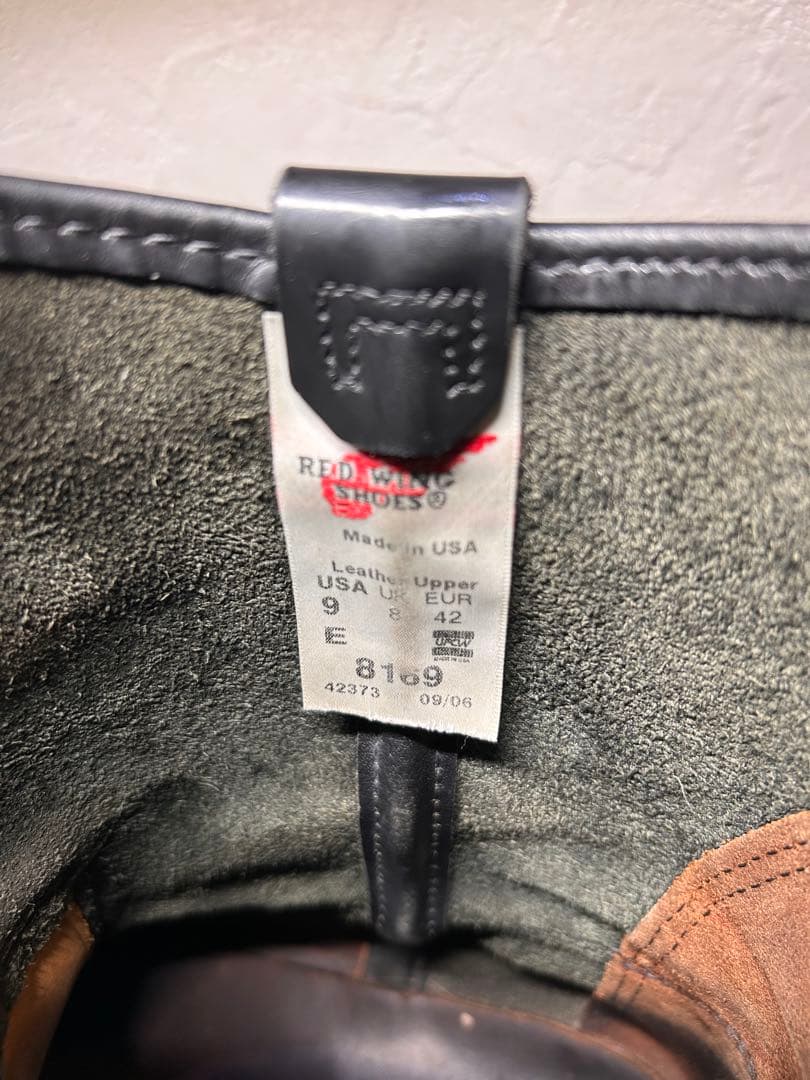 k*o様 REDWING レッドウィング　9E 8169 ペコス 2006年9月
