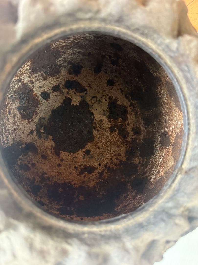 龍文堂造 鉄瓶 茶道具 工芸品 茶器 アンティーク 骨董品 時代物(a8)