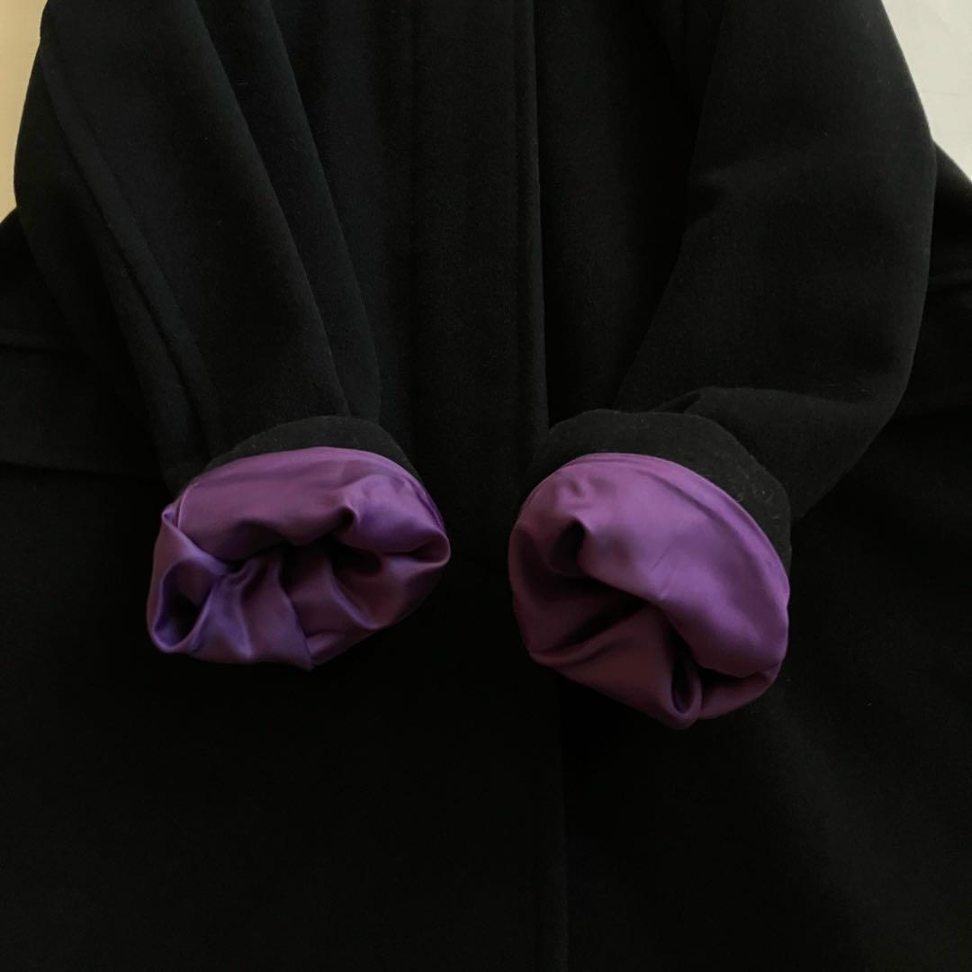 PS Paul Smith woman アンゴラ ウール ロングコート 40 黒