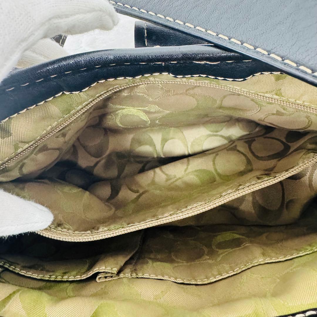 ✨COACH✨コーチ✨ストローバッグ✨ヴィンテージ✨ブラック✨かごバッグ✨