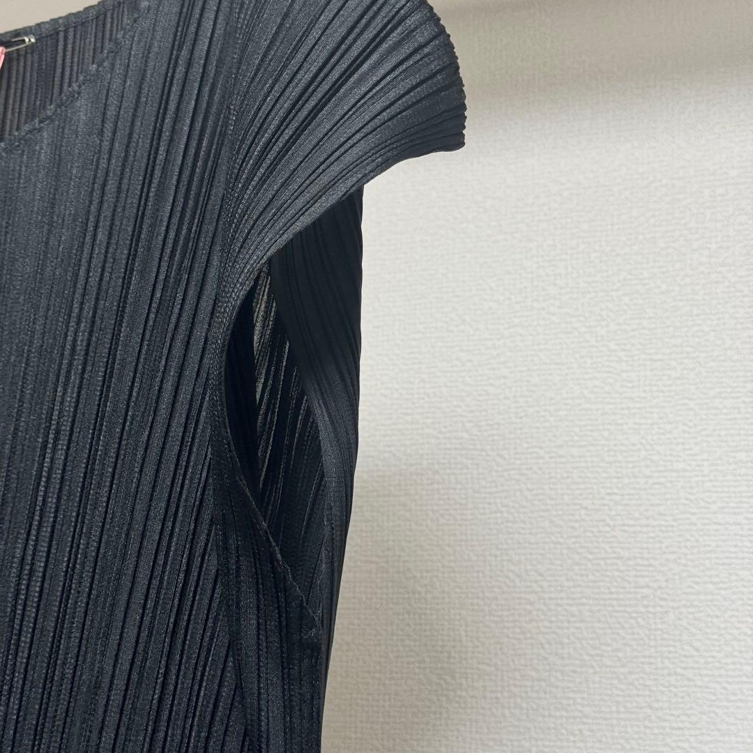 25年モデル 極美品 プリーツプリーズ BASICS ワンピース 2 ブラック
