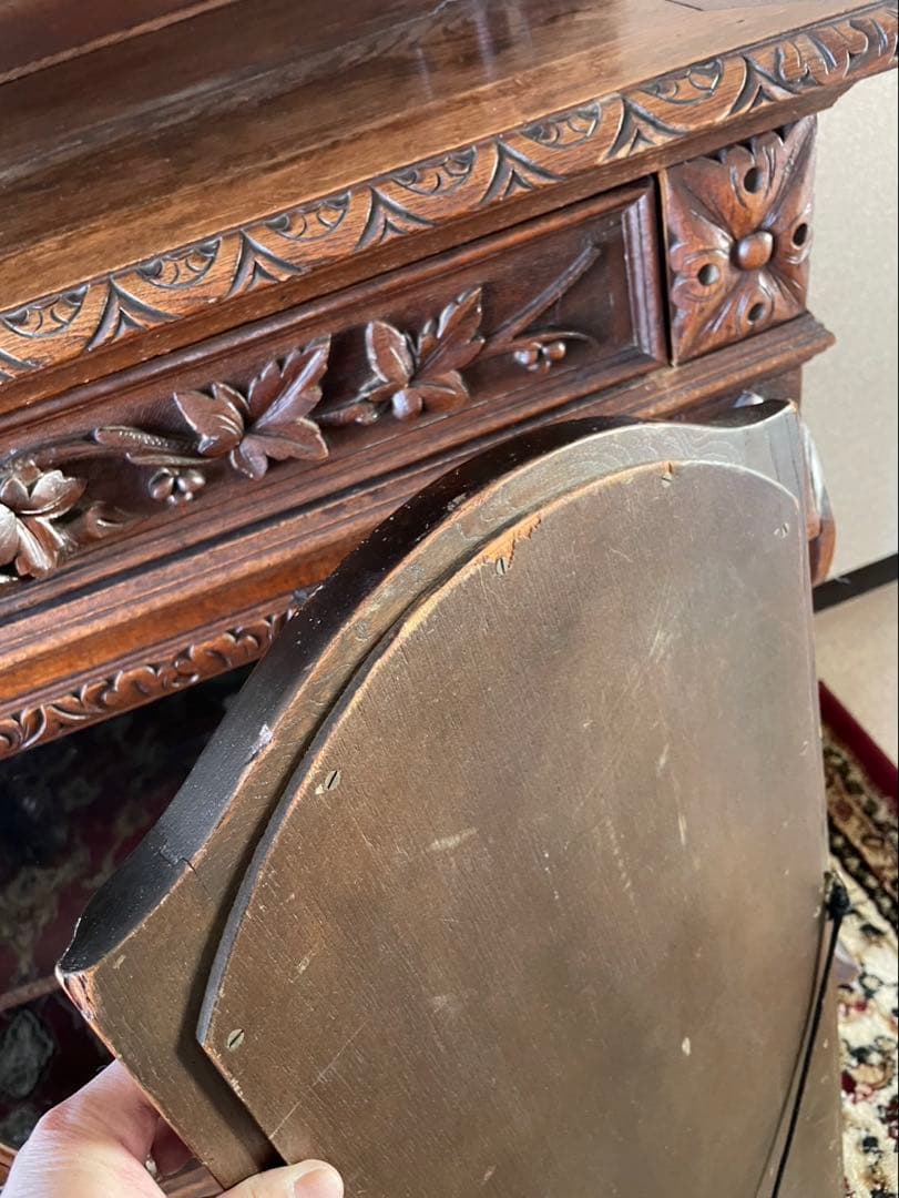 鏡 姿見 クラシック アンティーク 壁掛けミラー レトロ