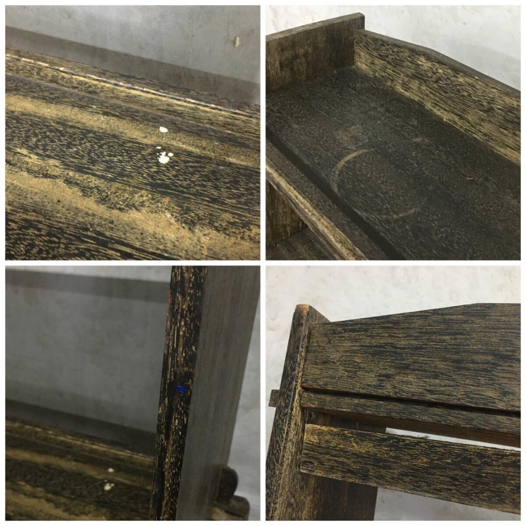 ヴィンテージ家具 くさびの本棚 5段 高さ約115㎝ 古道具 古家具