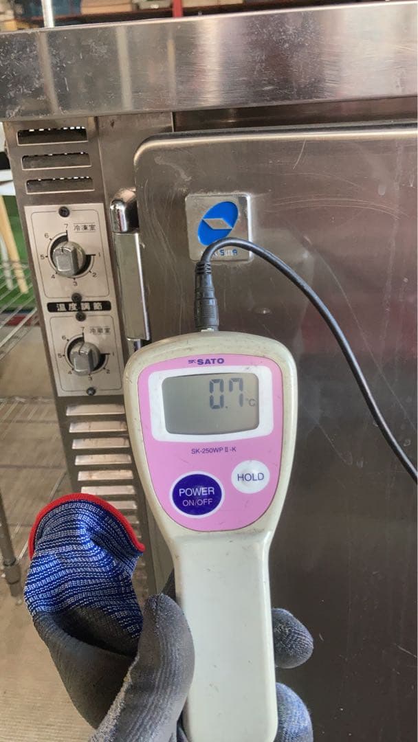 RMN冷凍冷蔵テーブルコード　フクシマ　コールドテーブル動作温度チェック済