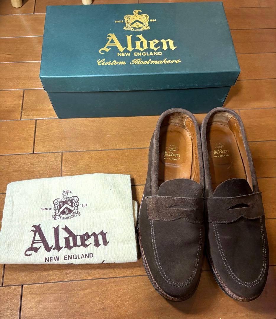 オールデン ALDEN 10D 極美品 ペニーローファー アンライニング