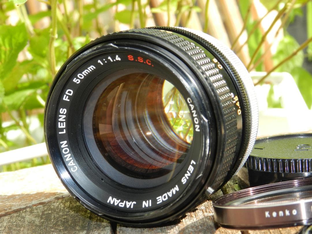 極美品　Canon FD 50mm f/1.4 S.S.C.レンズ　即撮影可