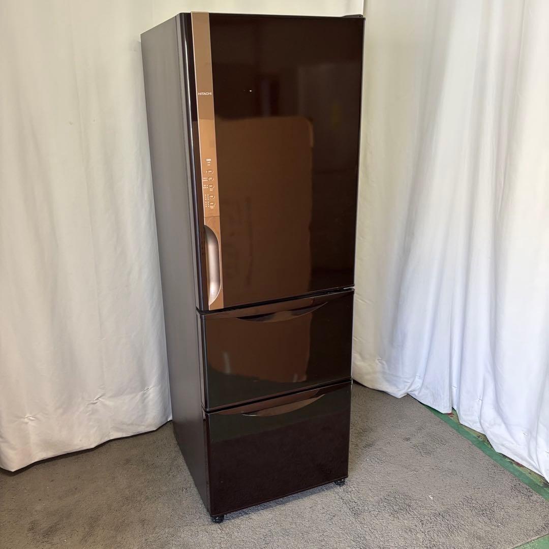 72　日立　冷蔵庫　大型　300-400ℓ　綺麗　右開　スリム　設置無料　安い‼️