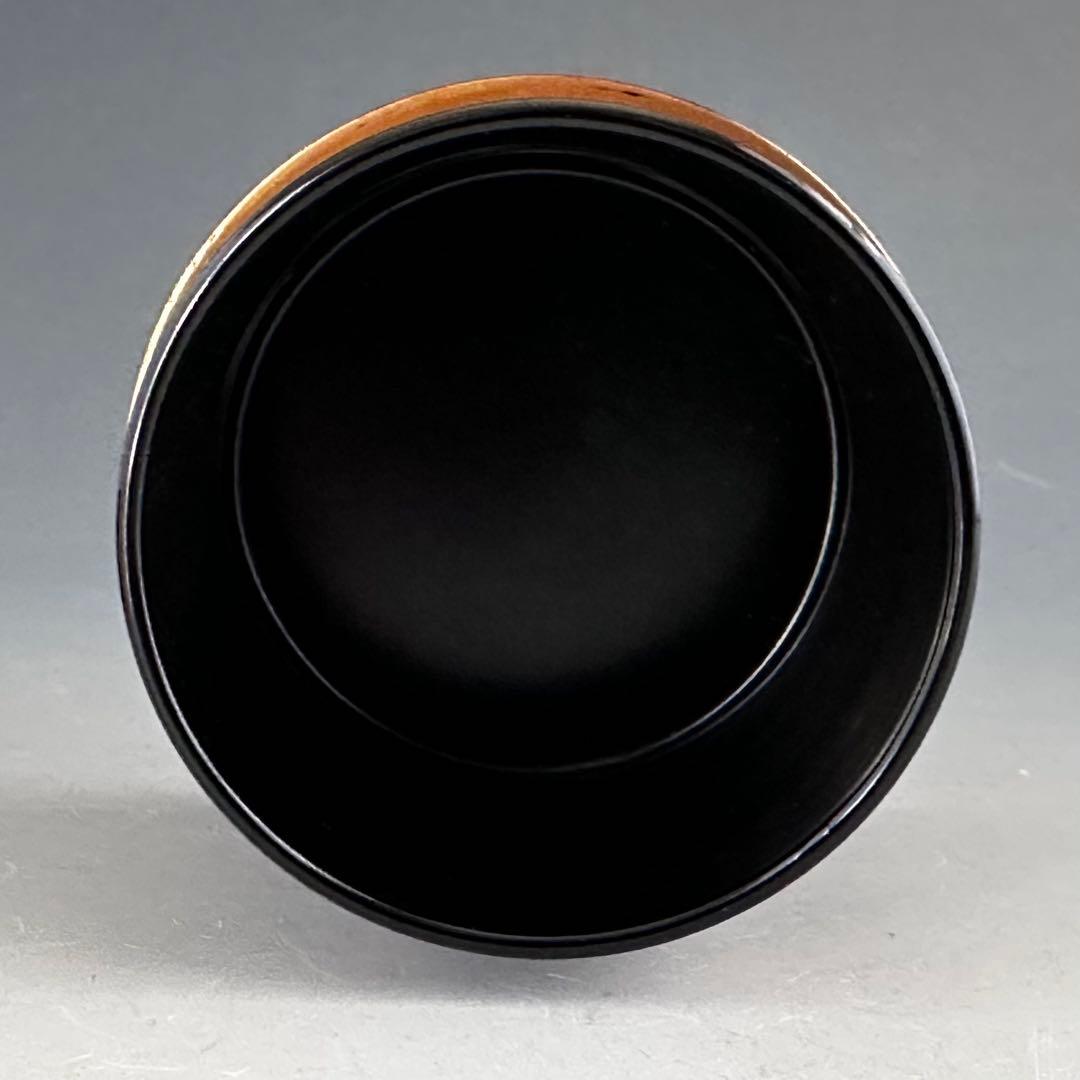 茶道具　紅葉蒔絵　中次　茶器　竹内幸斎　共箱　山中塗　漆器　漆芸　秋　もみじ　棗