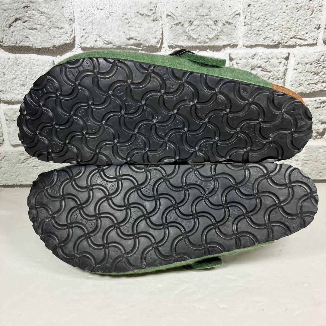 【希少カラー】ビルケンシュトック ボストン フェルト サンダル グリーン 37