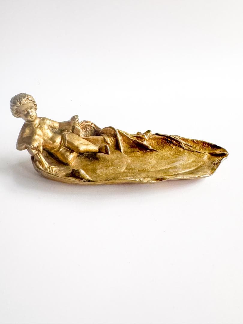 フランス アンティーク トレイ 真鍮 ブロンズ