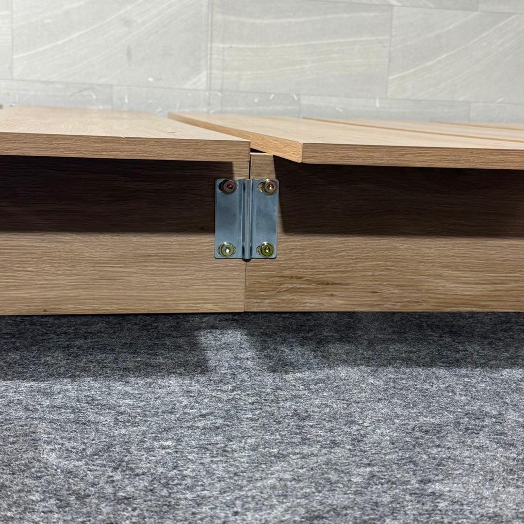 LOWYA ロウヤ セミダブル ベッド ベッドフレーム d5023 ロータイプ