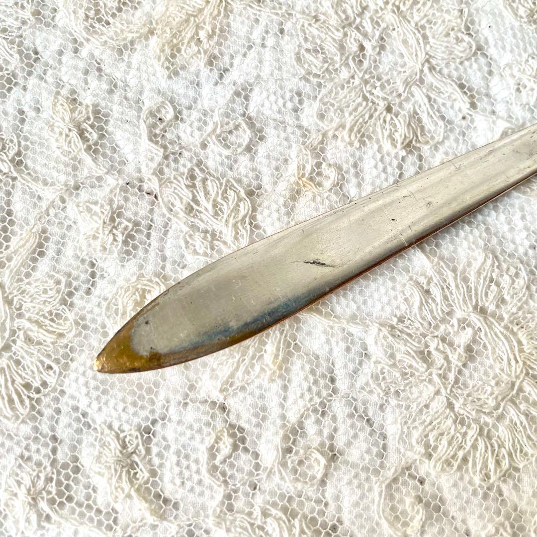 ネココネコ　　レターオープナー&ブックマーク　栞　フランスアンティーク