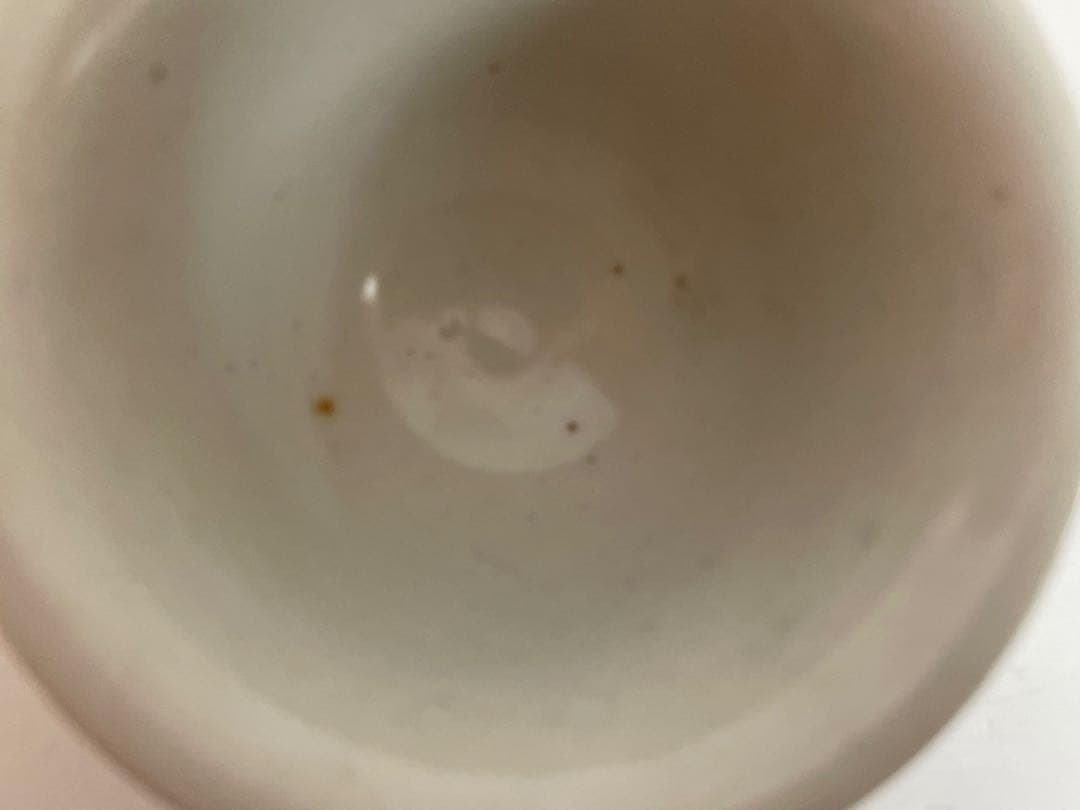 骨董　アンティーク　古伊万里　染付　楼閣文様　端反　蕎麦猪口　カップ