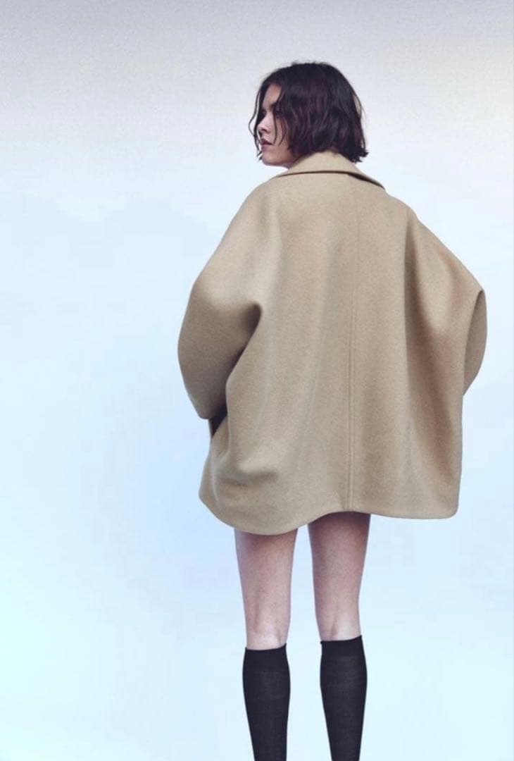 休日価格 ZARA Mantecoオーバーサイズ ショート コート マンテコ