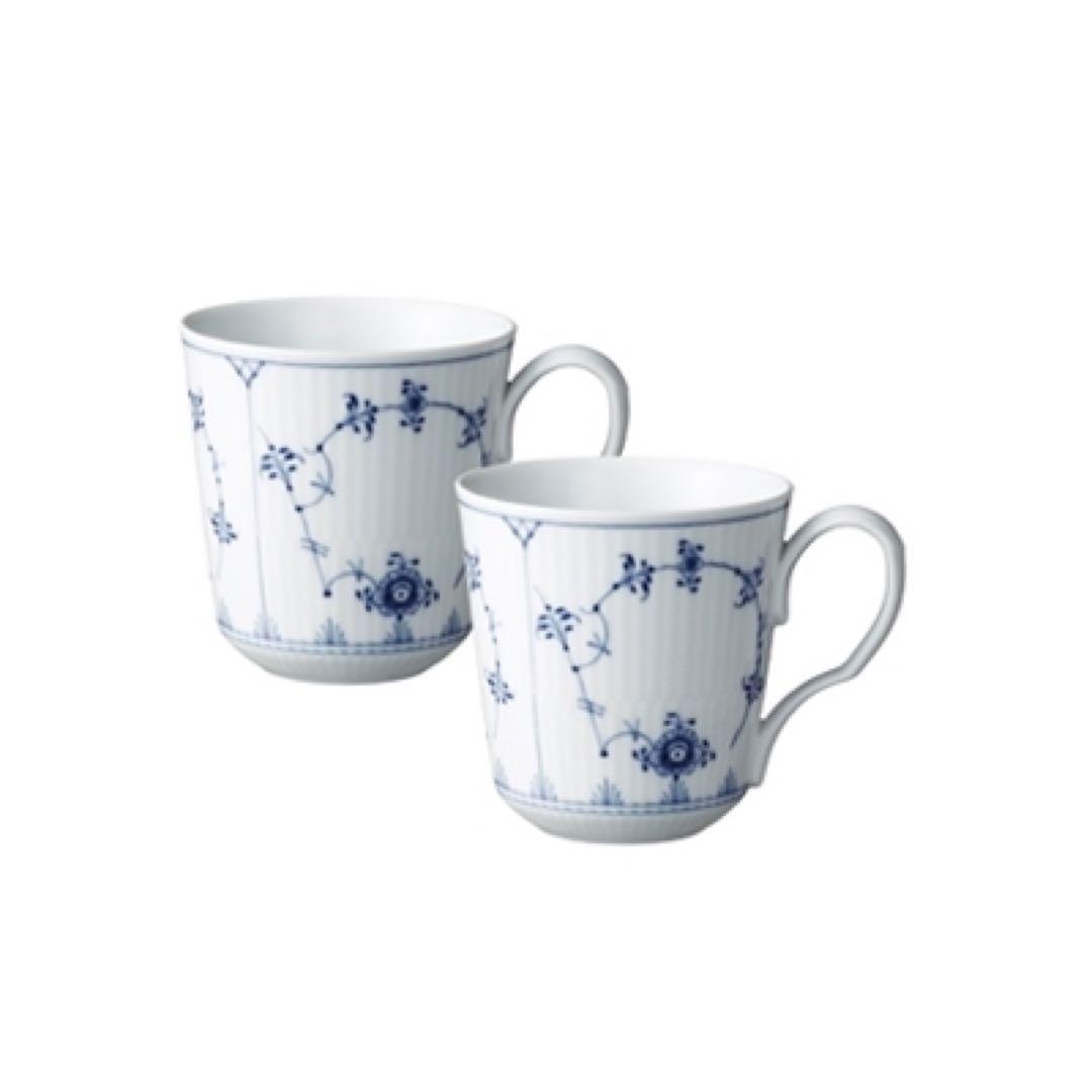 ロイヤルコペンハーゲン ペアマグ&クーププレート 2枚 【新品未使用】