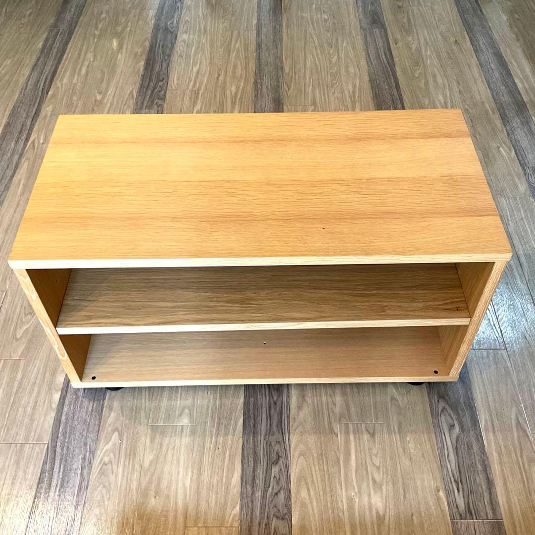 【無印良品】　スタッキングキャビネット 幅82.5cm 基本セット オーク材