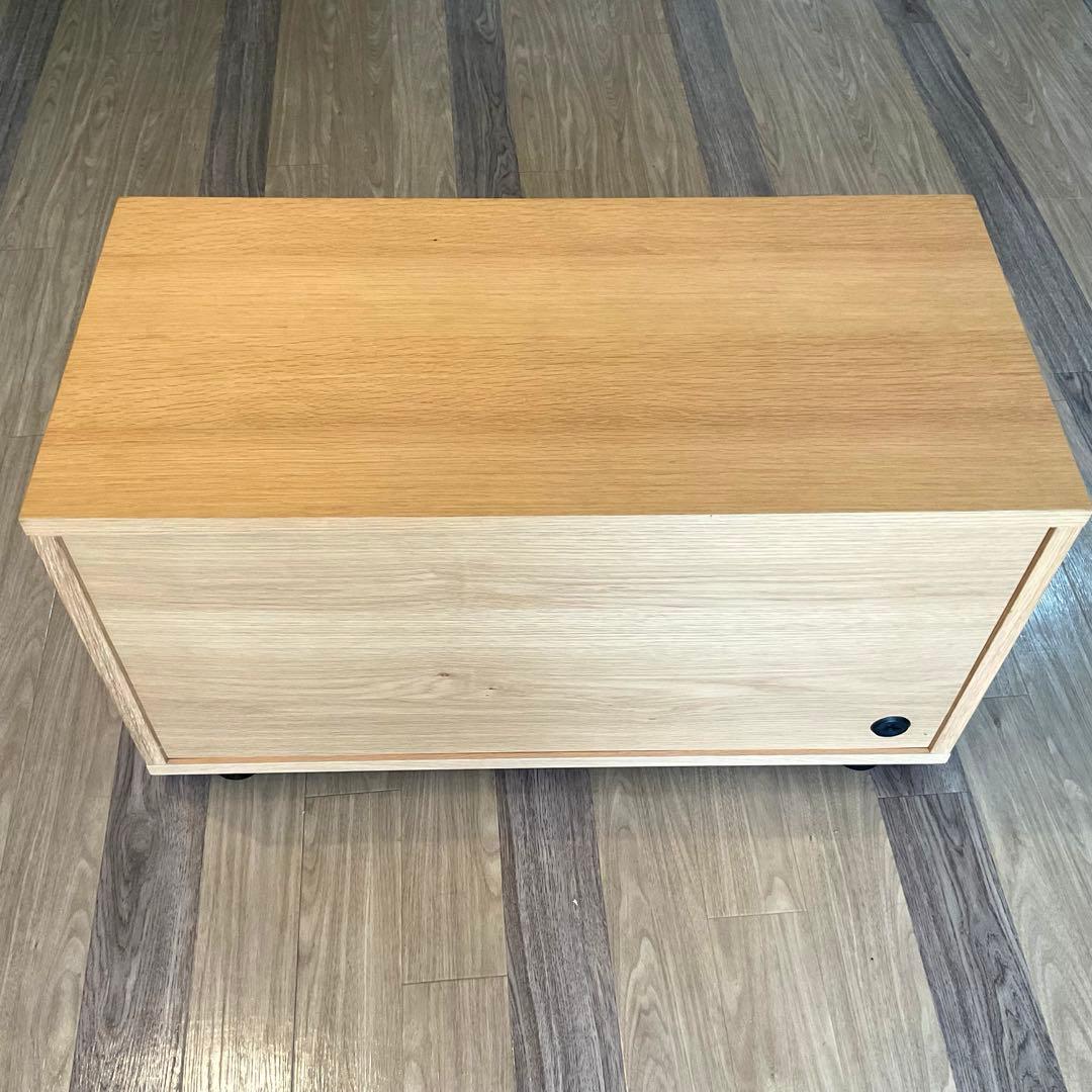 【無印良品】　スタッキングキャビネット 幅82.5cm 基本セット オーク材