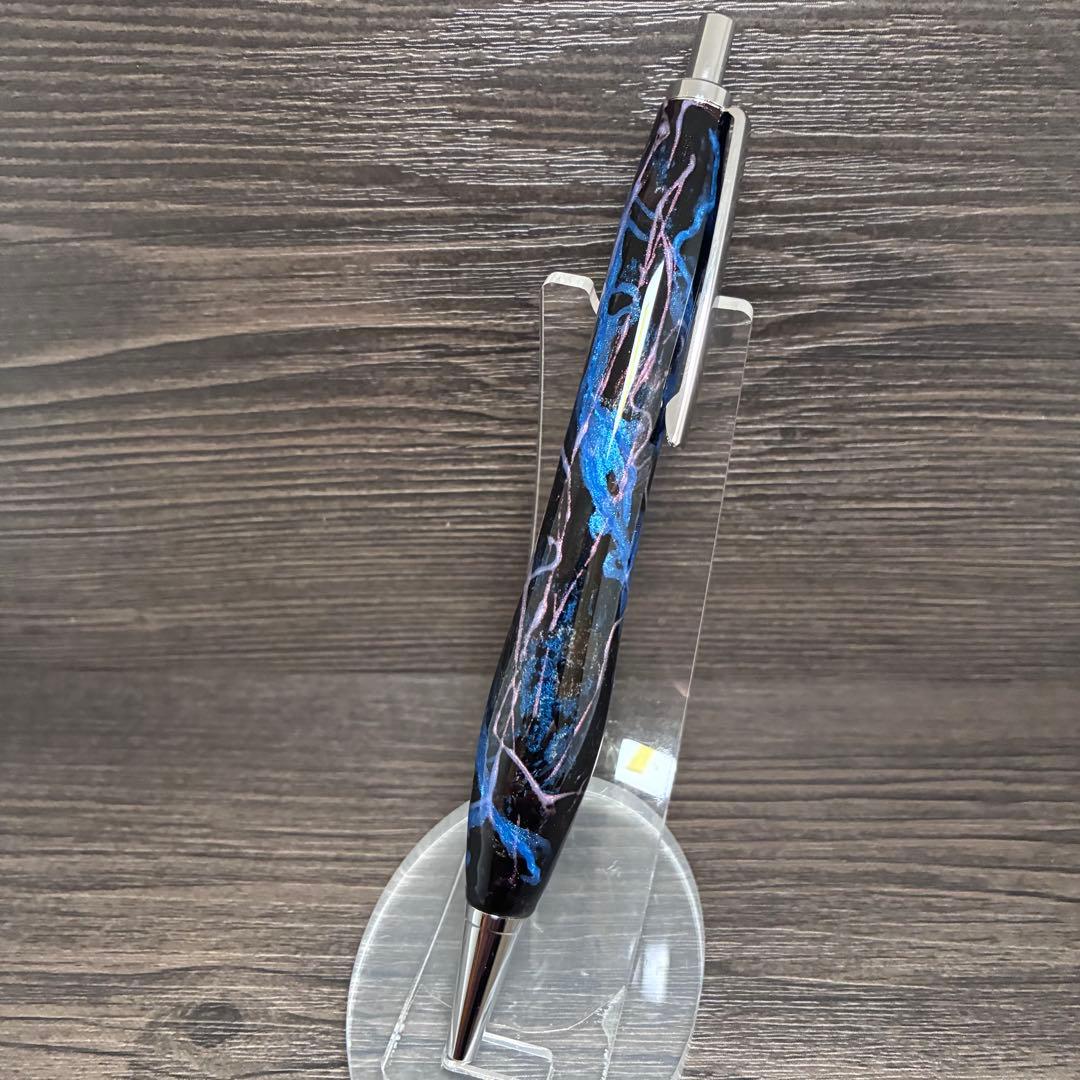 【青紫一閃雷鳴】 ボールペン0.5 （flagship model）