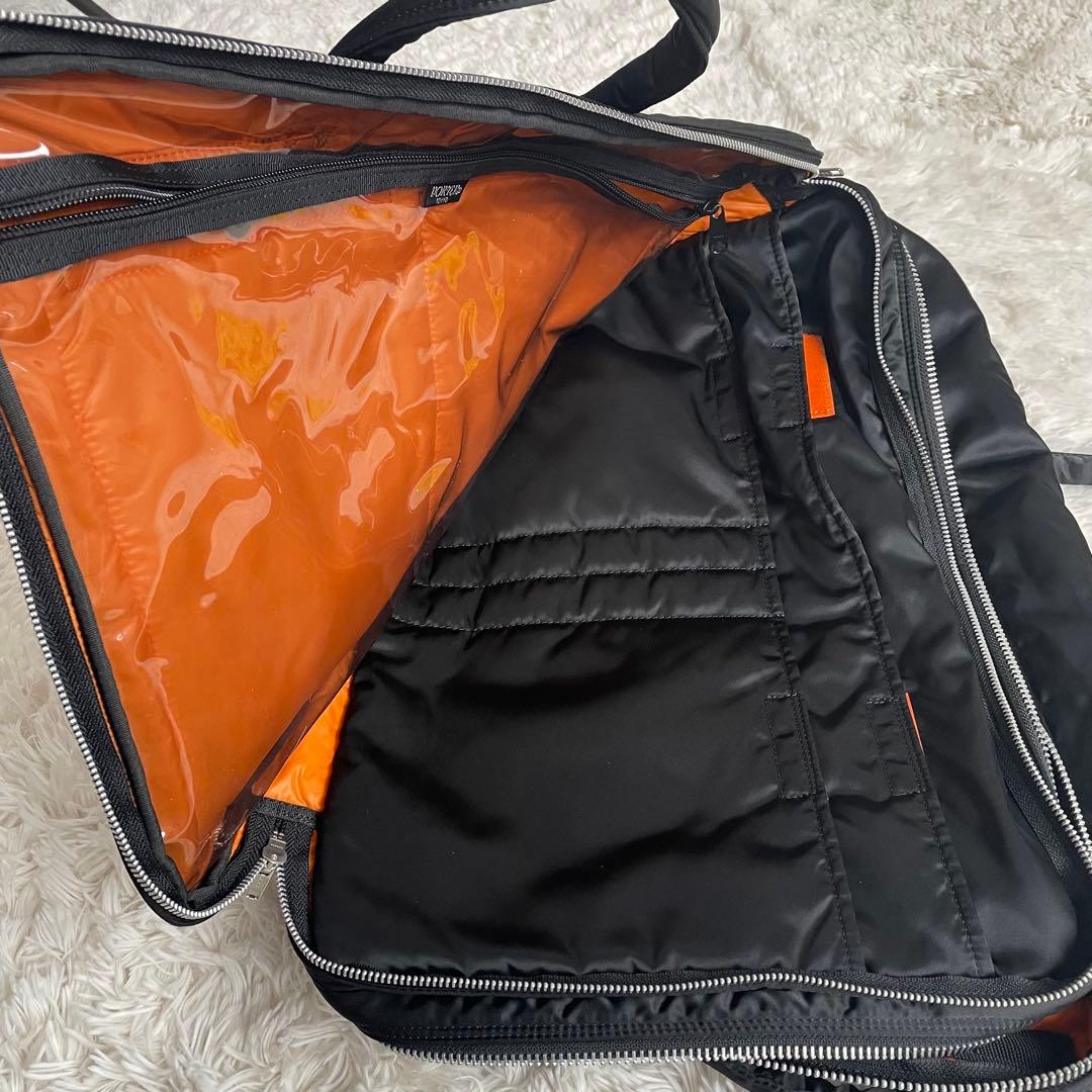 極美品✨ ポーター タンカー 3WAY DOCUMENT BAG W zip