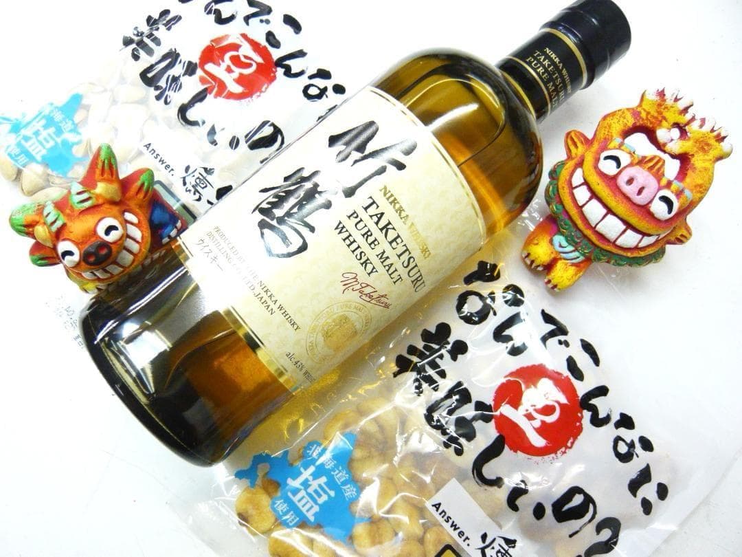 竹鶴ピュアモルト！超珍しい燻製！ピスタチオとジャイントコーン付き