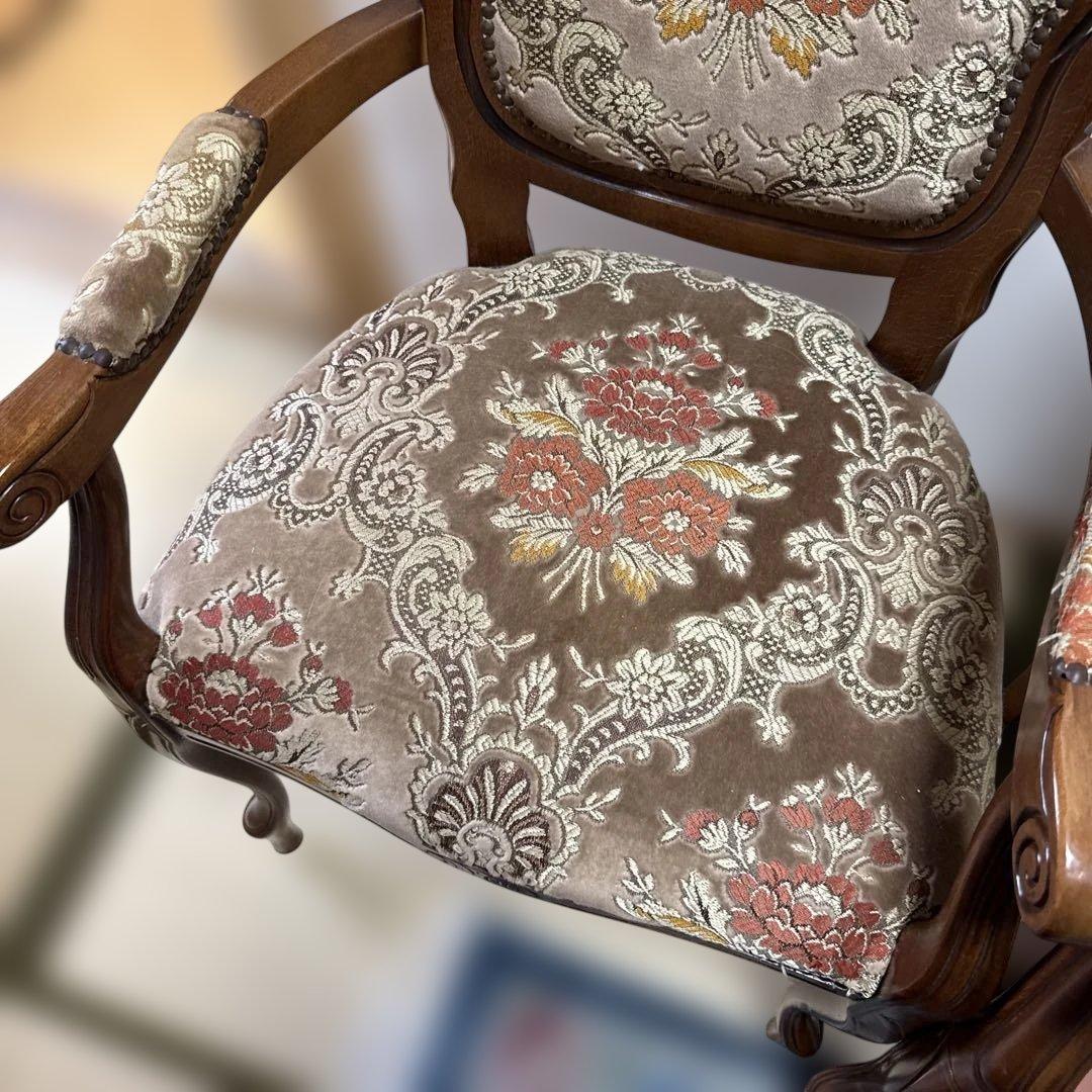 アンティーク　アームチェア 2脚セット