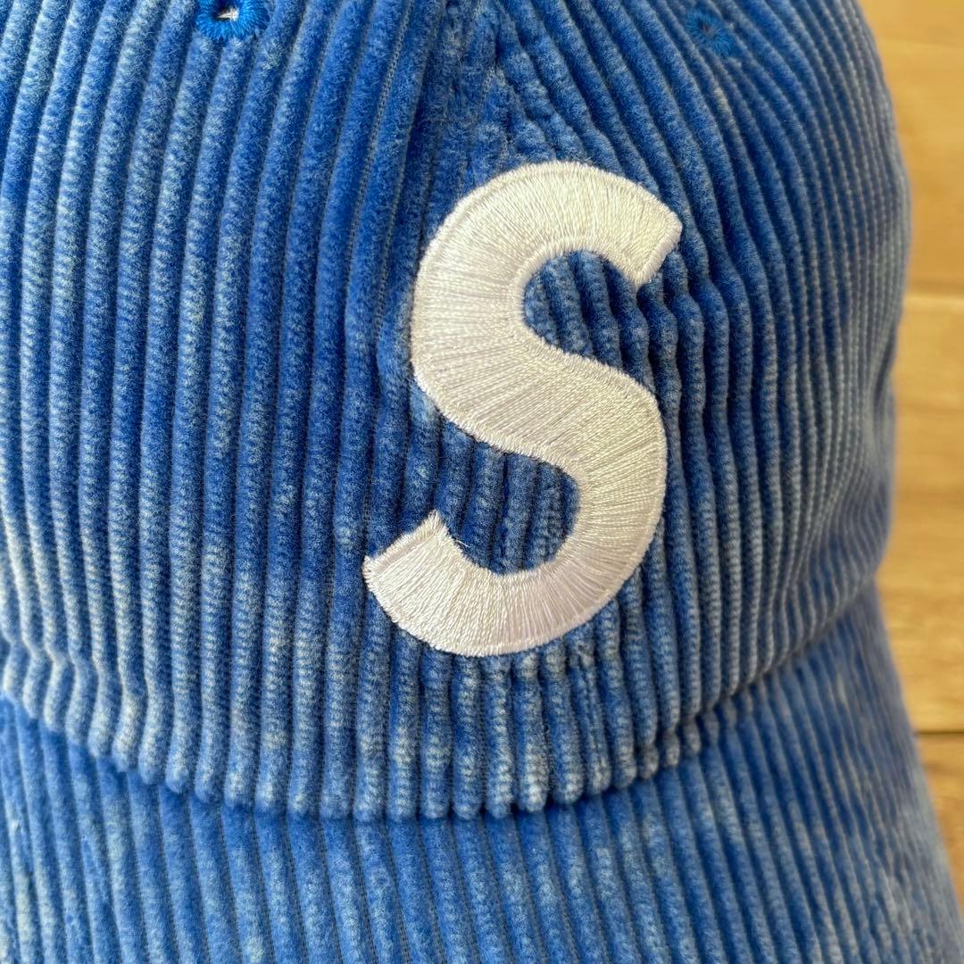 【希少カラー】Supreme Corduroy S Logo 6-Panel