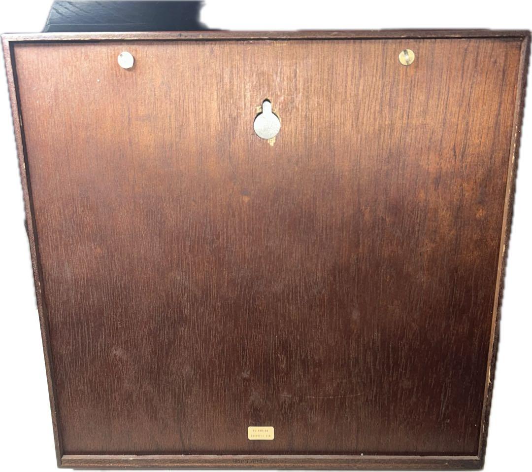 動作品【レトロ】CITIZEN シチズン 木目調掛け時計