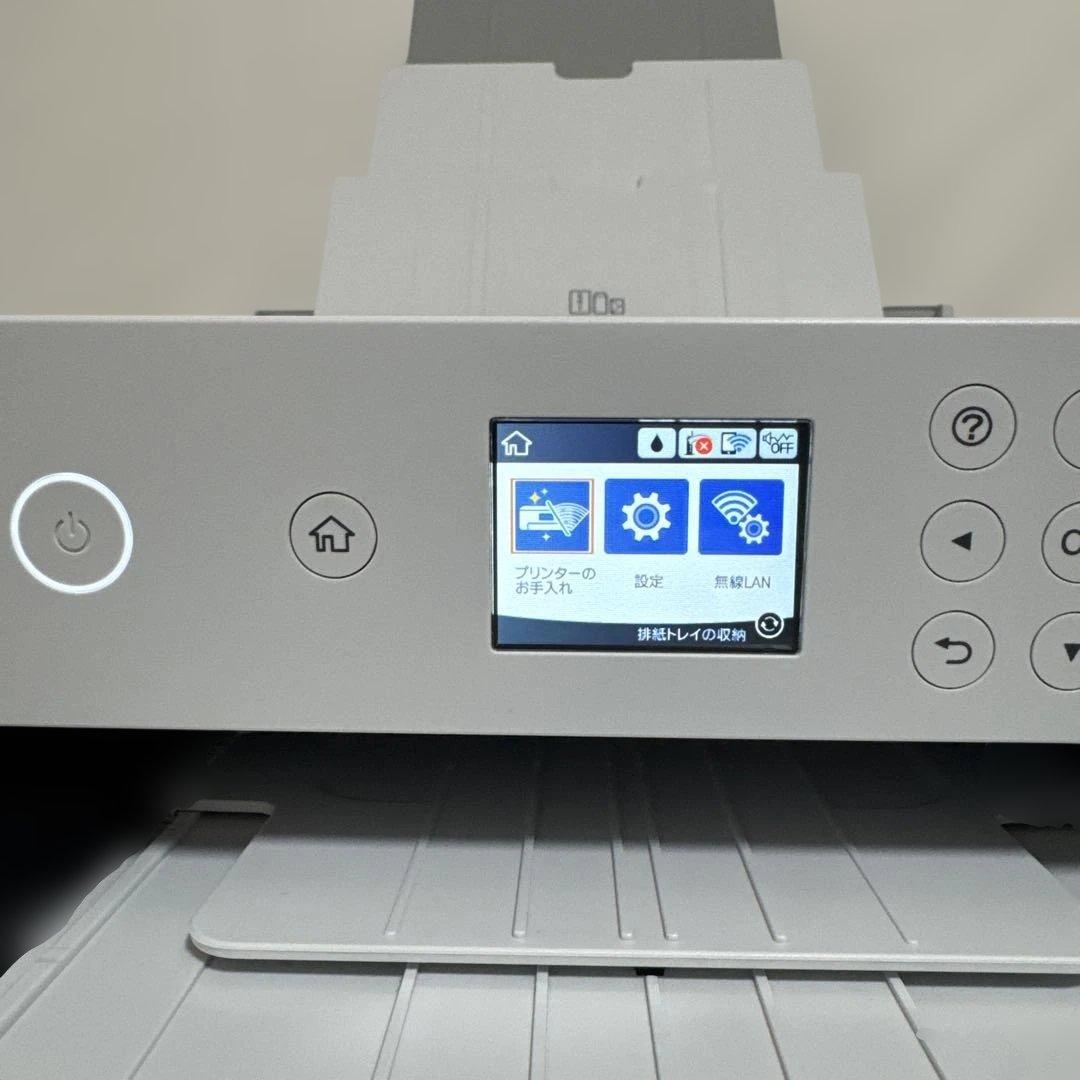 美品 EPSON 2021年製インクジェットプリンター Wi-Fi内蔵 ノビ対応