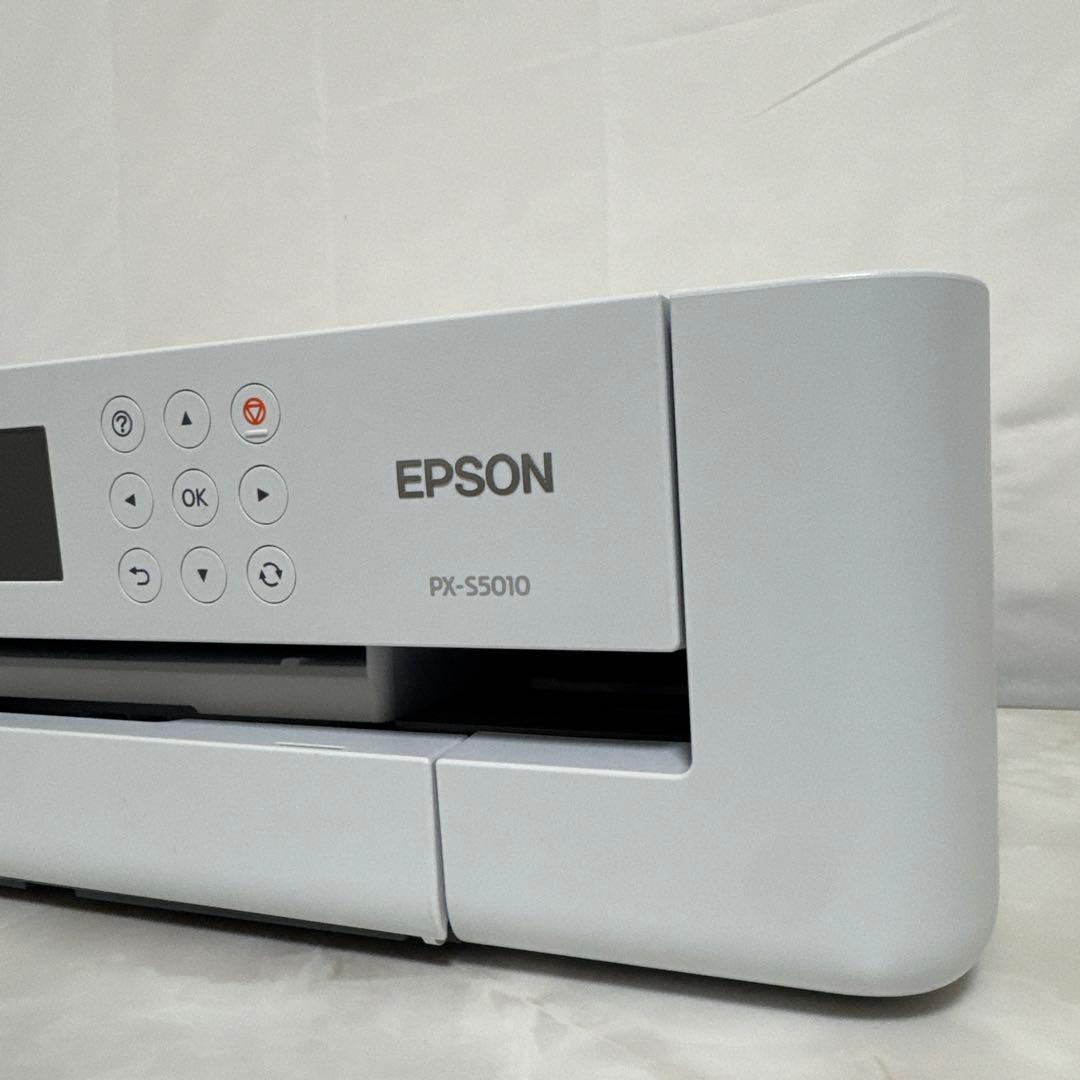 美品 EPSON 2021年製インクジェットプリンター Wi-Fi内蔵 ノビ対応