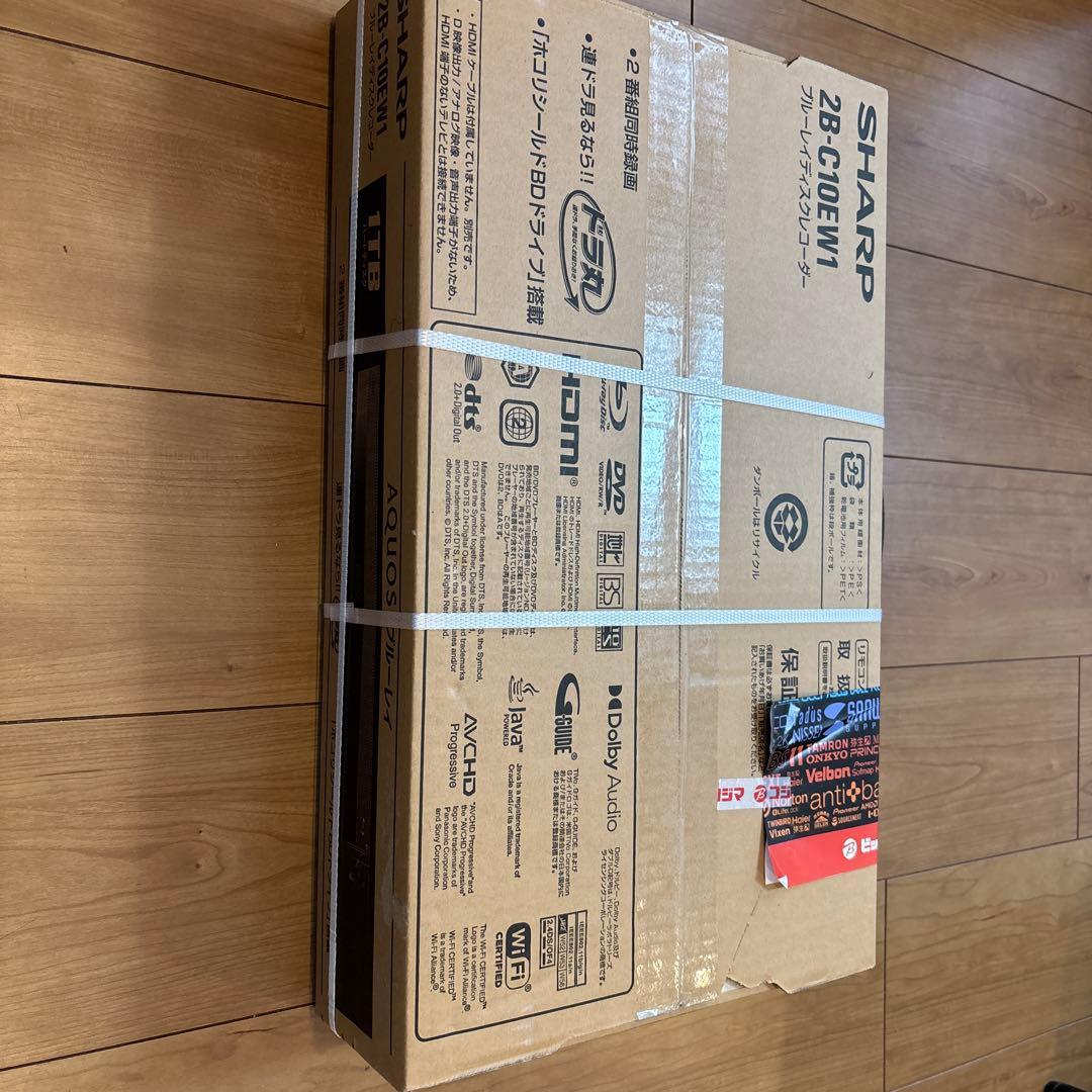新品 未開封 SHARP ブルーレイレコーダー 2B-C10EW1 1TB