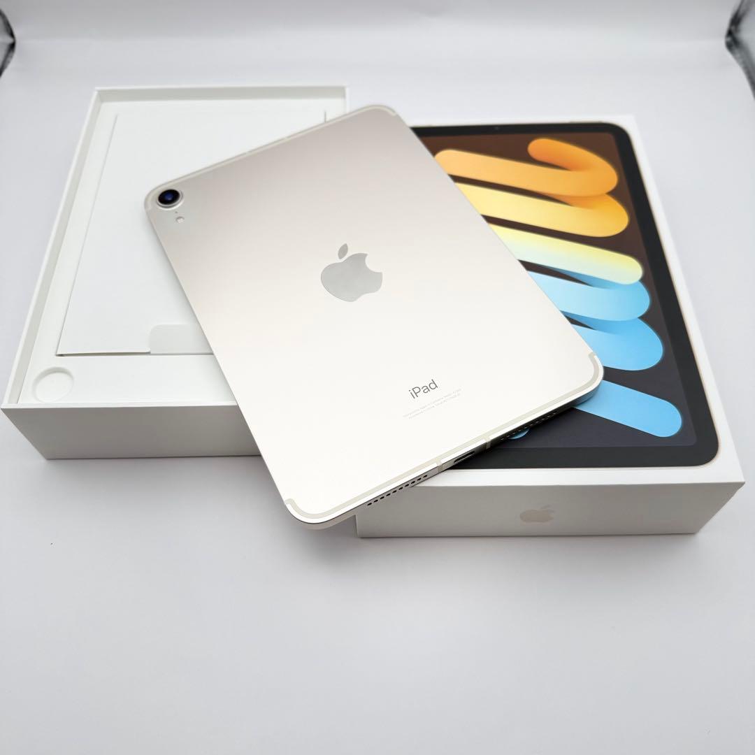 ★美品　iPad mini 第6世代 64GB cellular スターライト