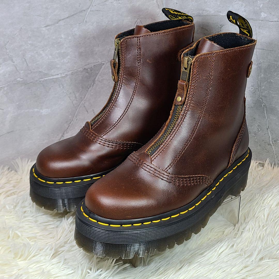 【Dr.Martens】JETTA　ジェッタ　フロントジップブーツ　ダブルソール