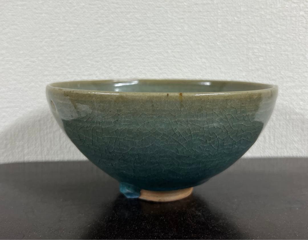 中国古美術　宋時代鈞窯釉茶碗　XG2-88