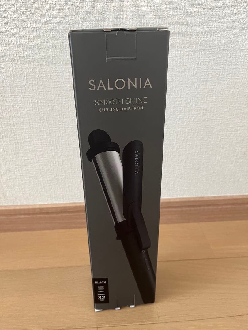 スムースシャイン カールヘアアイロン ブラック 32mm