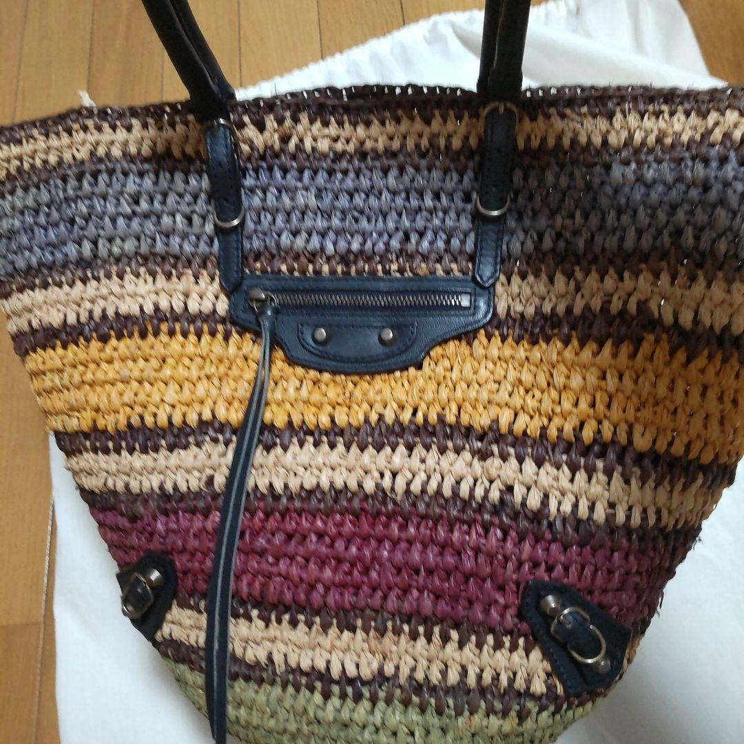 BALENCIAGA ストライプ トートバッグ