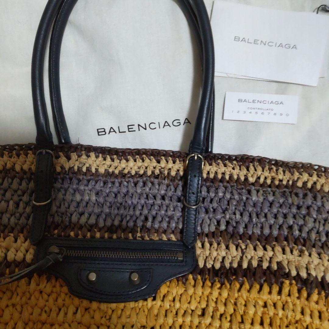 BALENCIAGA ストライプ トートバッグ