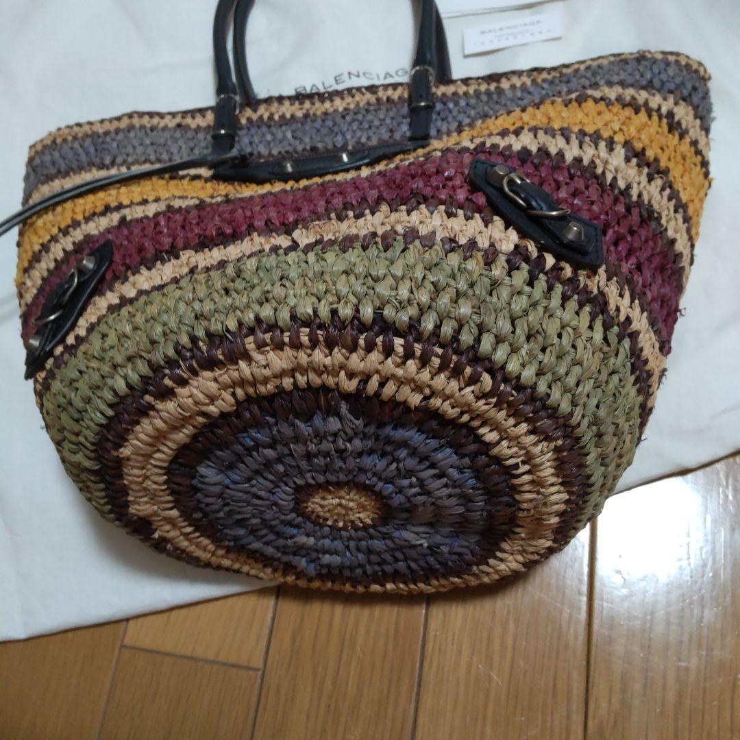BALENCIAGA ストライプ トートバッグ