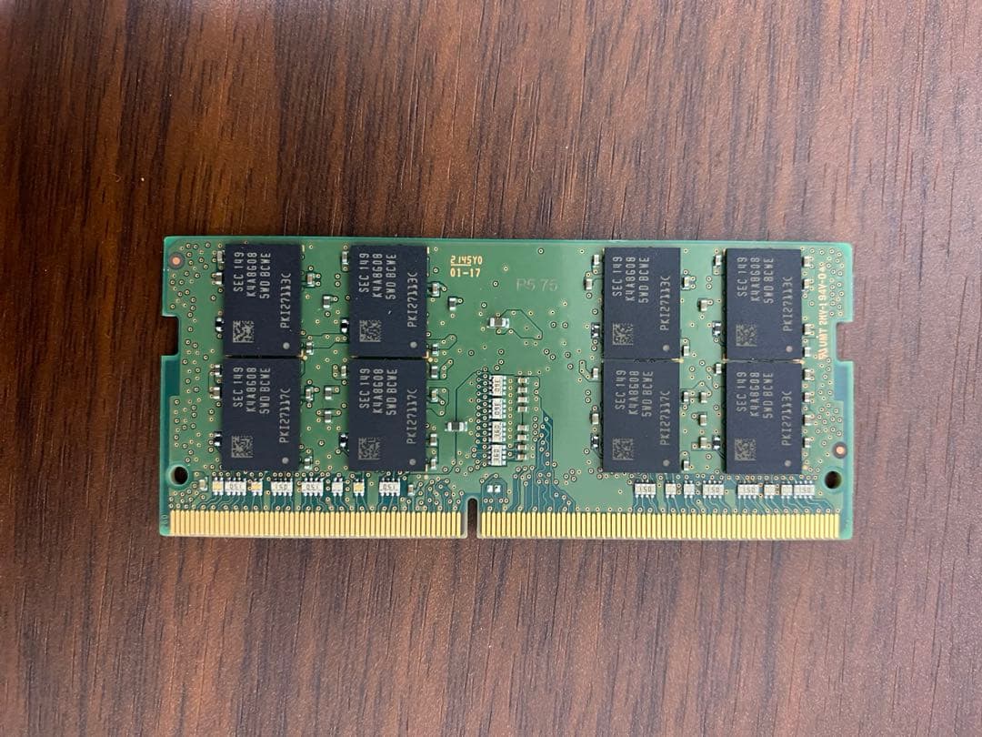 Samsung 16GB 2Rx8 PC4-3200AA ノートPC用 DDR4