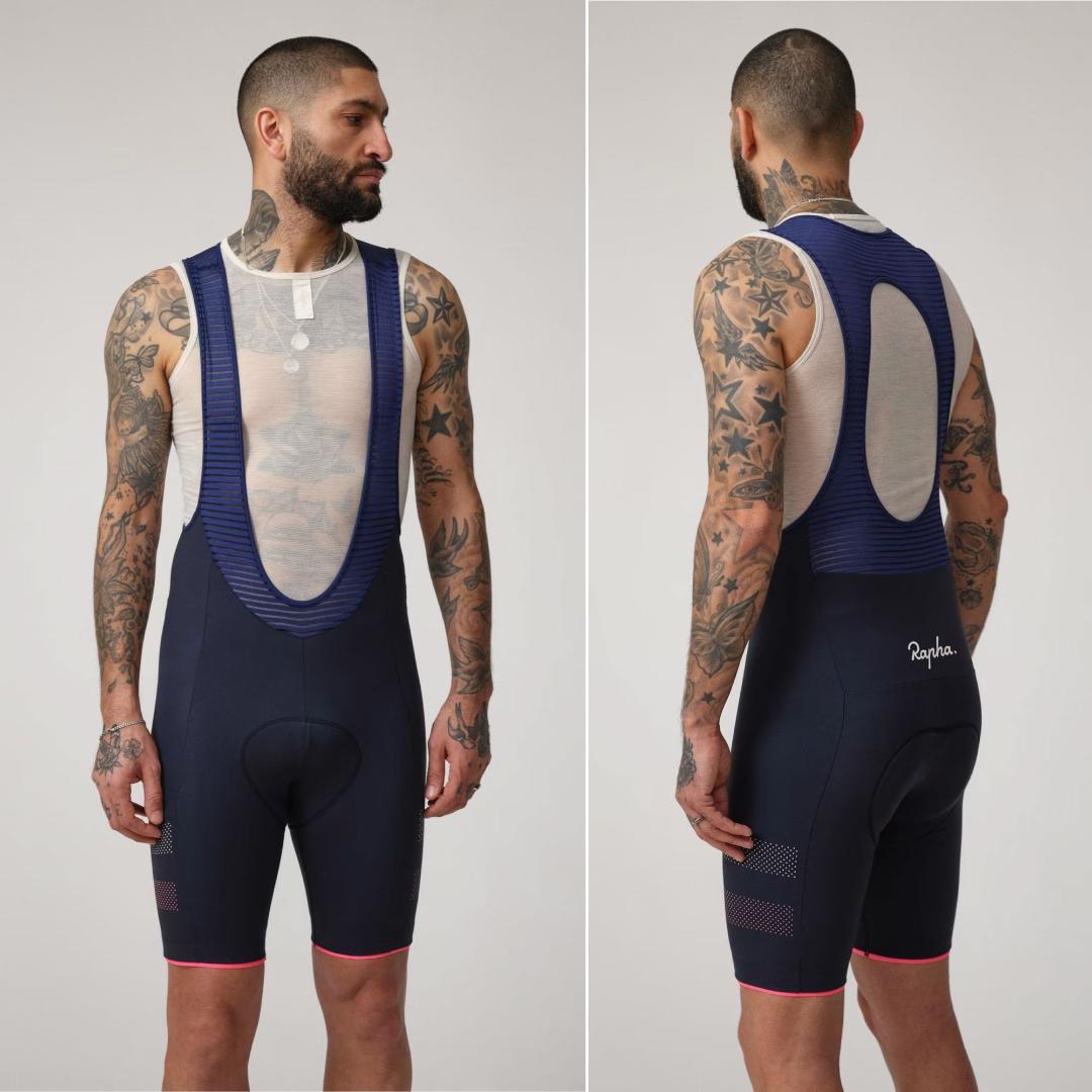 Rapha メンズ ブルベ ビブショーツ Mサイズ レッグポケット付き