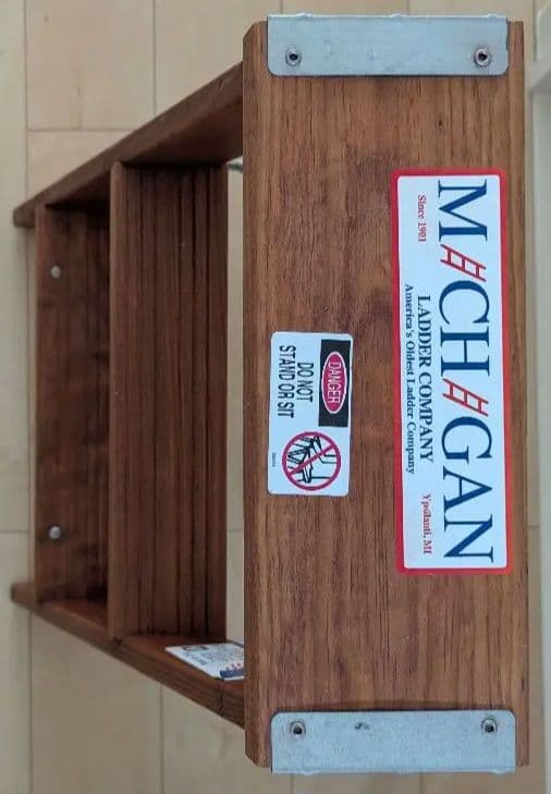 e*i様 廃盤 アメリカ製 ミシガンラダー 木製 脚立