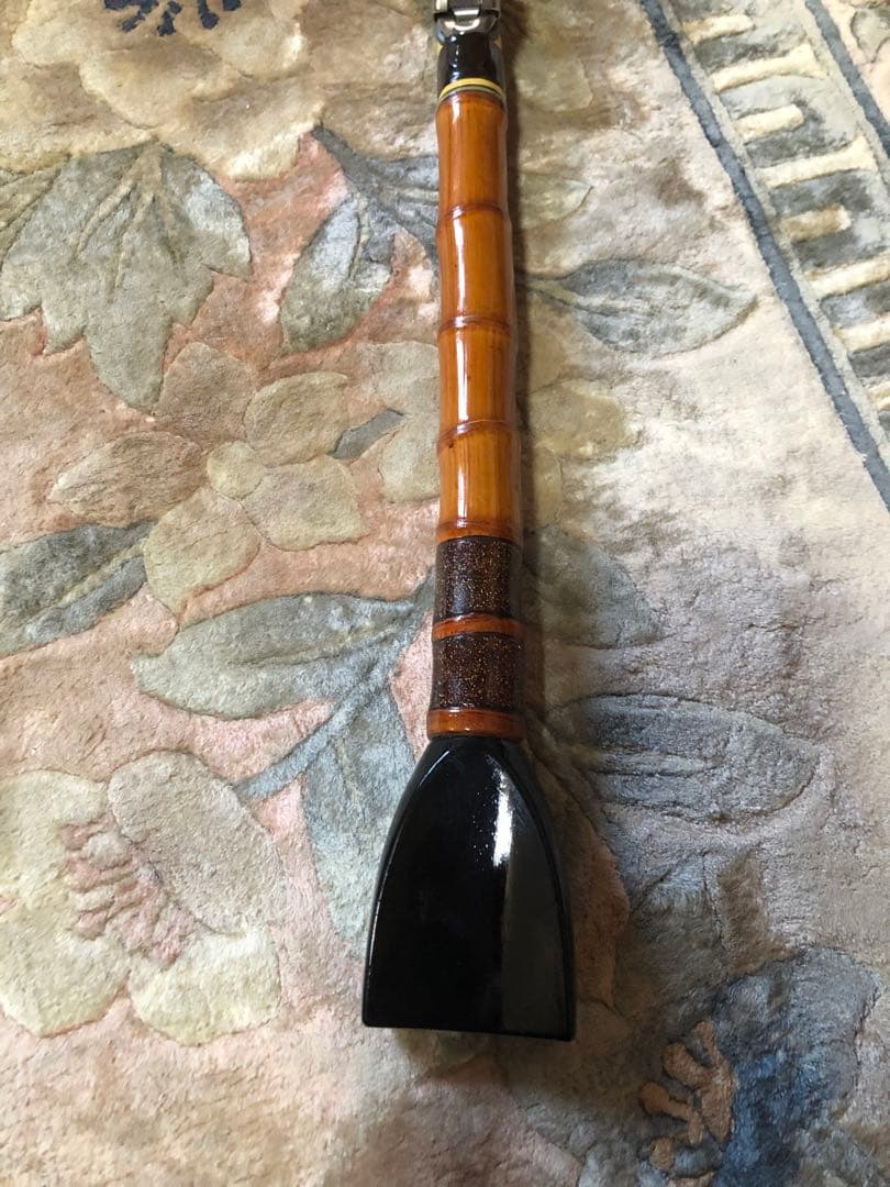 竿師作 6.3尺　カワハギ　和竿 竹竿　リールシートチタン製　美品