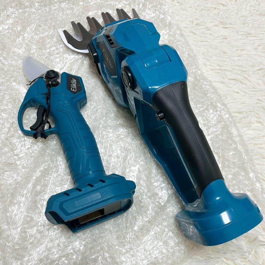 新品⭐️高枝切りバサミ トリマー 剪定ばさみ 芝生バリカン 充電式 手持ち 多機能