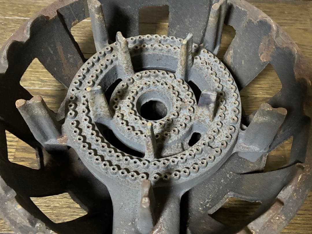 業務用 鋳物 五徳 4連 コンロ LPガス DEJ-21