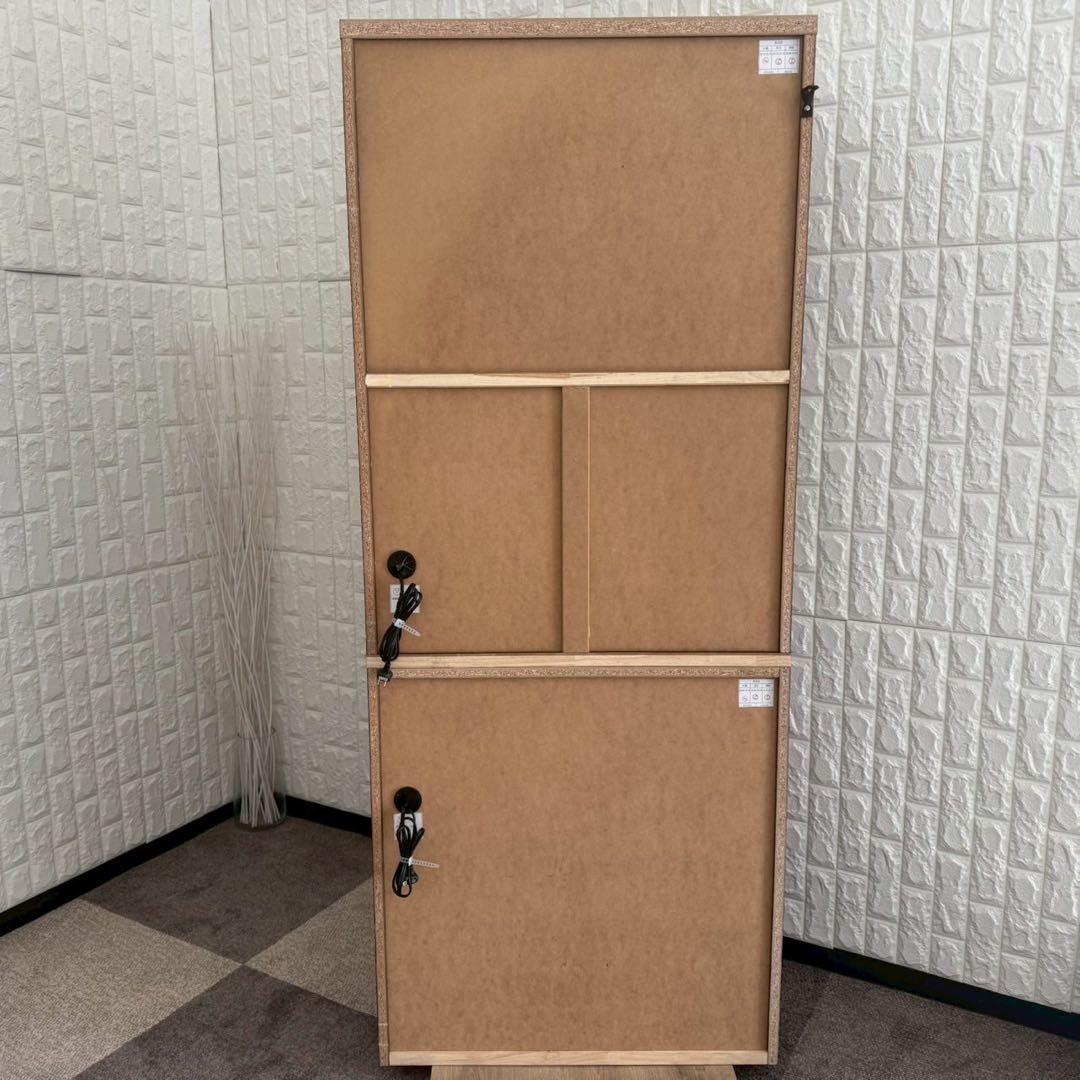 しゅう◎即購入歓迎✨ニトリ　キッチンボード　食器棚　ブラウン系　美品