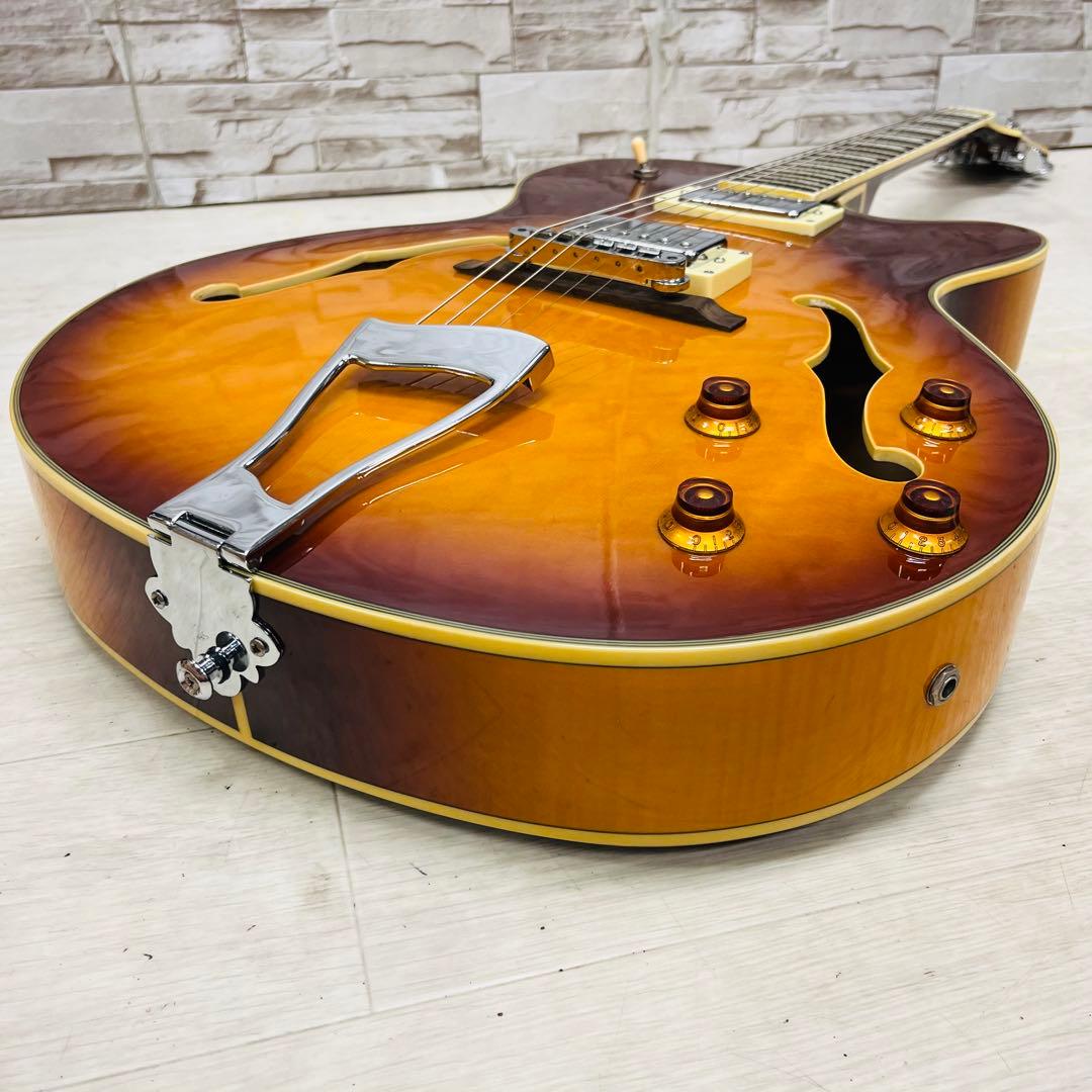 美品 Grote グロート フルホロウボディ エレキギター フルアコ